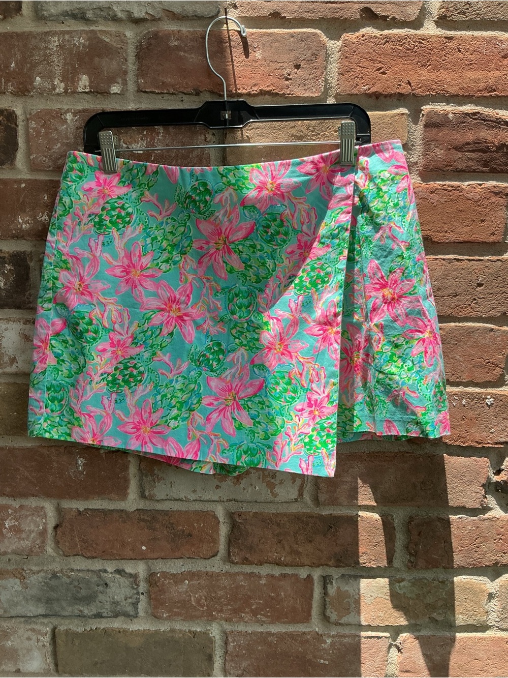 Lilly Pulitzer Floral Shift Dress in Aqua, Pink & Green